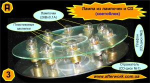 Lamp_from_lamp_a3 Лампа из лампочек и СD