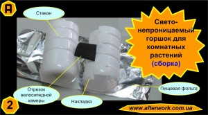 Flowerbox_a2 Светонепроницаемый горшок