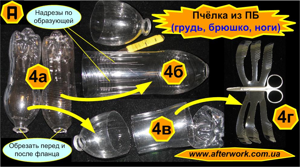 Пчелка из пластиковой бутылки пошаговая Пчелка из пластиковой бутылки пошаговая