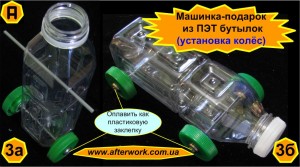 bolide_F1_a3 Машинка - подарок из ПЭТ бутылок